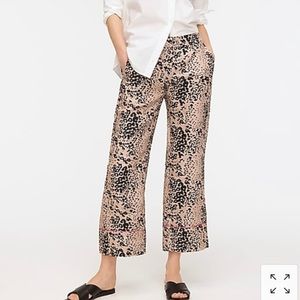 J. Crew High-Rise Peyton Pant in Leopard Print